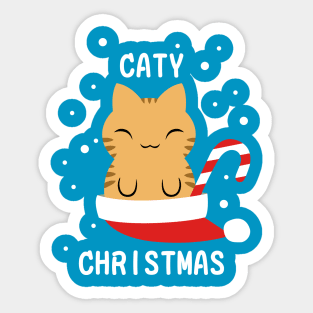 Caty Christmas Sticker